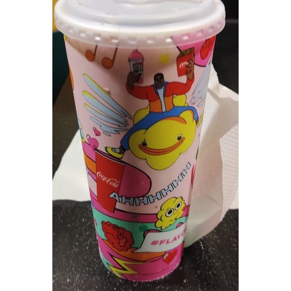 Color Changing Cup AMC Limited Edition Freestyle Coke Graffiti Design Used Once - Picture 3 of 3